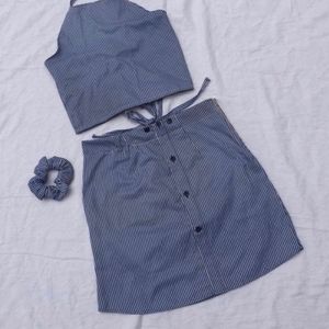 cute co-ord set💙🤍