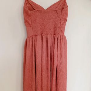 Brand New Peach Strap Dress