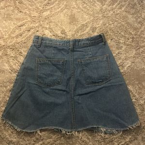 Denim Mini Skirt