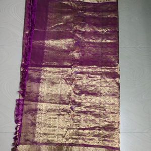 Pink Pure Kanchi Pattu Saree