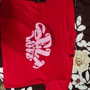 Red New T Shirt