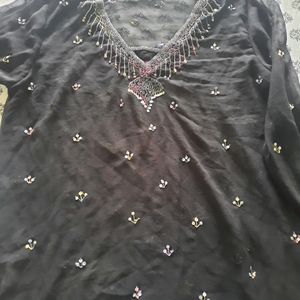 Festive Embellished Kurti Top