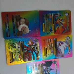 Rainbow Pokemon Card