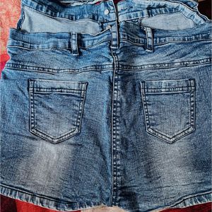 Denim High Waist Shorts