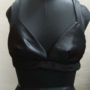 Black Backless Blouse Size 28 To 36