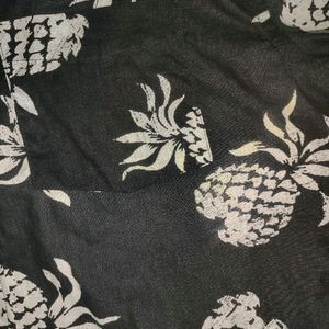 H&M black Floral Print Shirt