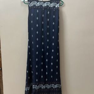 Navy blue long Dress