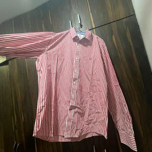 Red And White Line Shirt