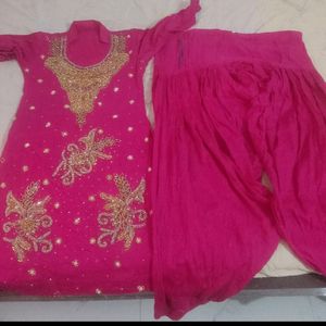 Havy Embrodry Kurti Salwar