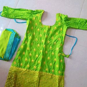 Parrot Green Color Suit