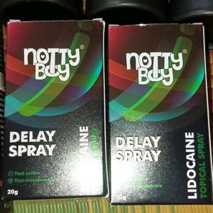 Combo Of 6 Nottyboy Spray And Lubricant For Men