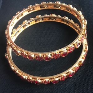 Gold Plated Bangles