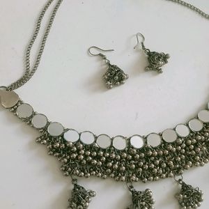 Oxidised Jewellery Set Hardly 2-3 Times Use