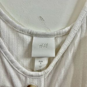 H&M Faux Button Down Top