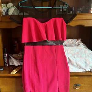 Pink Bodycon Party Dress