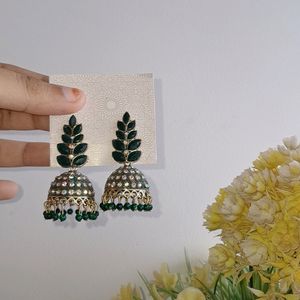 Combo Of 2 Ethnic Earing Studs/jhumkas