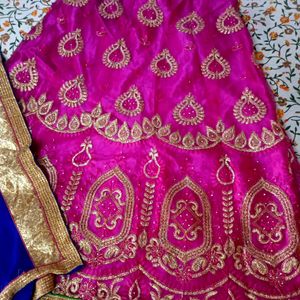 Mesmerizing Rose Lehanga Choli