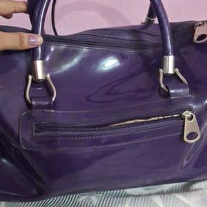 Purple  Hand Bag