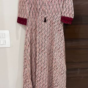 Cotton Ethnic maxi Dress