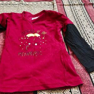 Girls Full Hand Tshirts