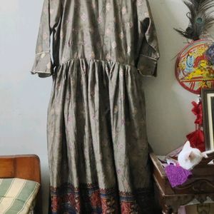 Untouched|Plus Sized|Branded Ethnic Midi Dress