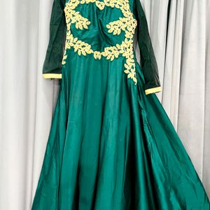 Green Ethnic Gown