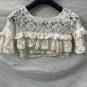 Designer Crop Top Blouse