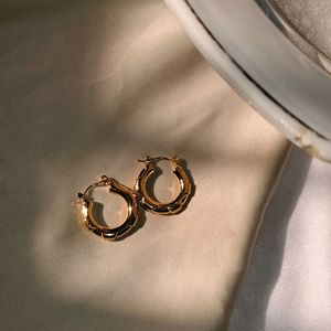 Gold Plated Daily Wear Hoops