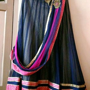 Girls Lehenga,Ethnic Wear, Embroidery  Stone Work