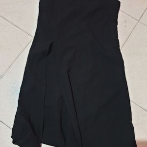 Black Kurti With Side Cut