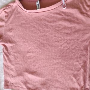 H&M Pink Crop Top