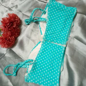 Polka Dot Corset Bra