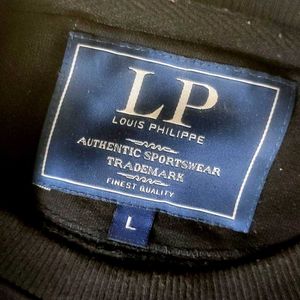 Louis Philippe Black Sweatshirt