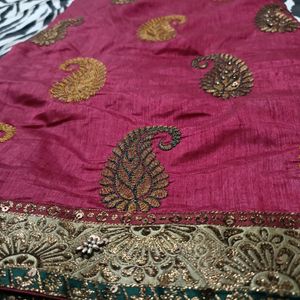 Combo Of 2 Heavy Embroidery Saree