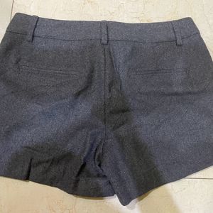 Woollen Charcoal Shorts.