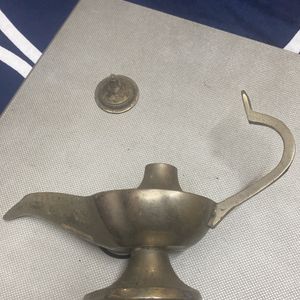 Aladdin Lamp Brass (silver Coating)