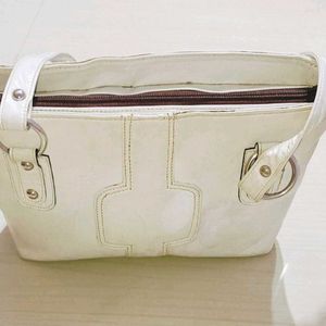 Genuine leather hand bag