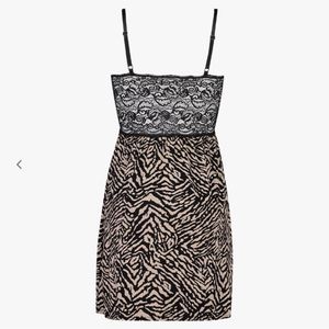 HunkemollerVera Jersey Lace Slip Dress