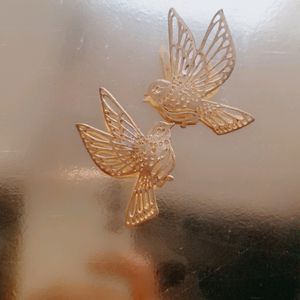 Golden Birds Earings  From Urbanic