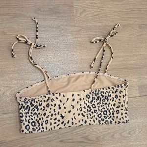 Leopard🐆 Print Crop Top 🖤