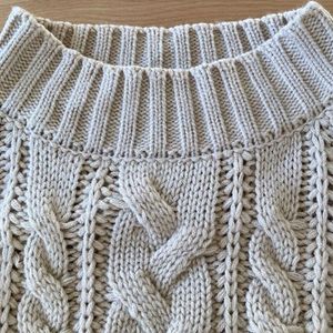 Knit Drop Shoulder Sweater