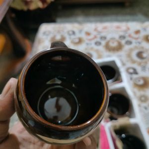 Ceramic Brown Tea Cup