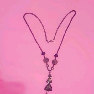 Black Handmade Necklace fashion jewellery for Girl