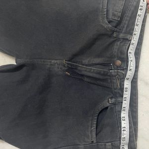 Charcoal Black Cargo Denim