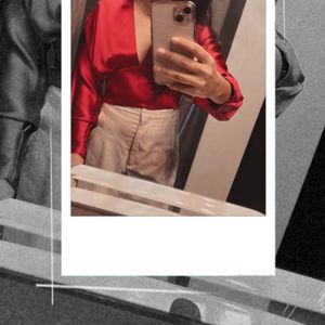 ZARA Red Top