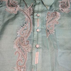 embroidery shirt men