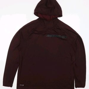 Russell Long Sleeve Maroon Hoodie