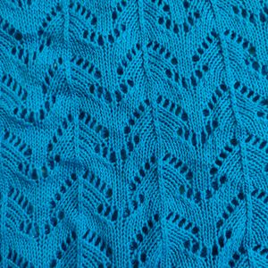Cottagecore Crochet Laced Blue Knit Top