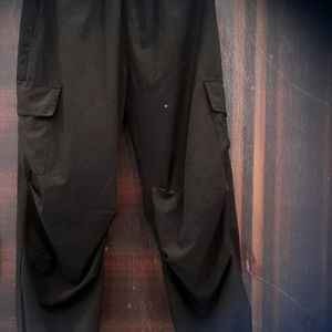 This Is A Black Cargo Pant