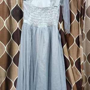 Grey Colour Gown